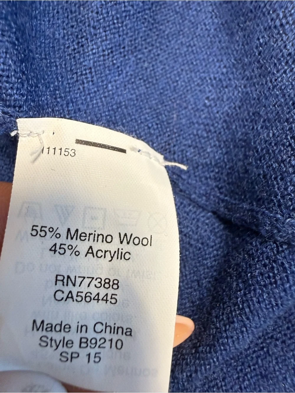 J. Crew Navy Textured Knit Sweater